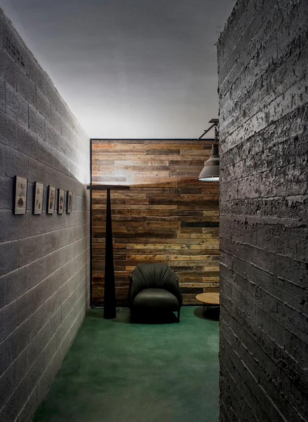 Blending futuristic building